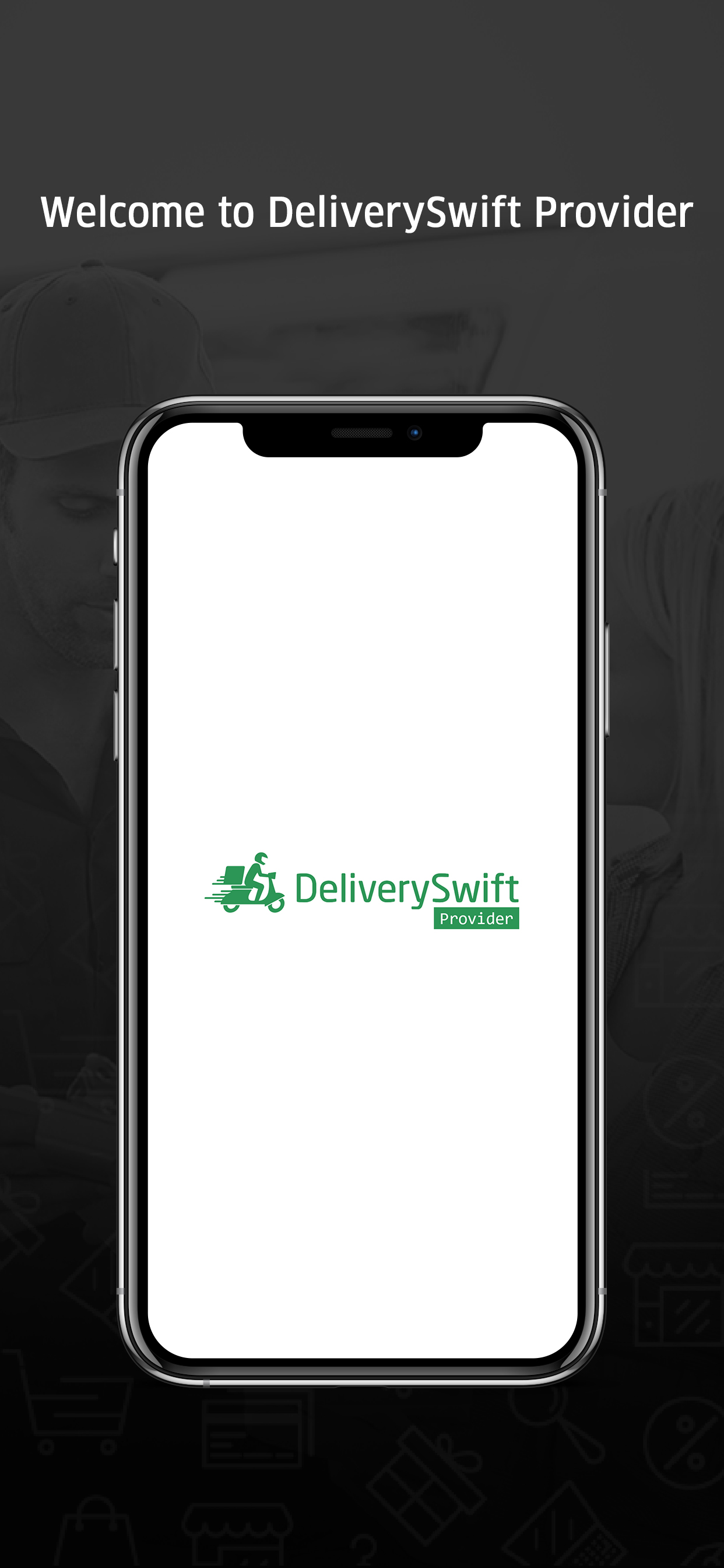 AppSwarm Delivery Swift app interface images